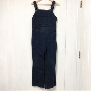 Anthropologie Pilcro Dark Wash Denim Overalls